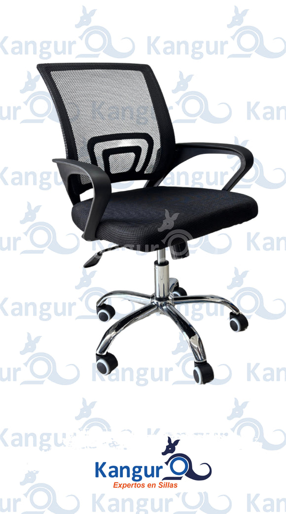 SILLA MESH A02 NEGRO