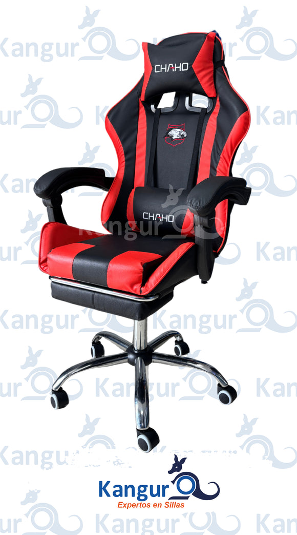 (3316) SILLA GAMER CHAHO 055 ROJO