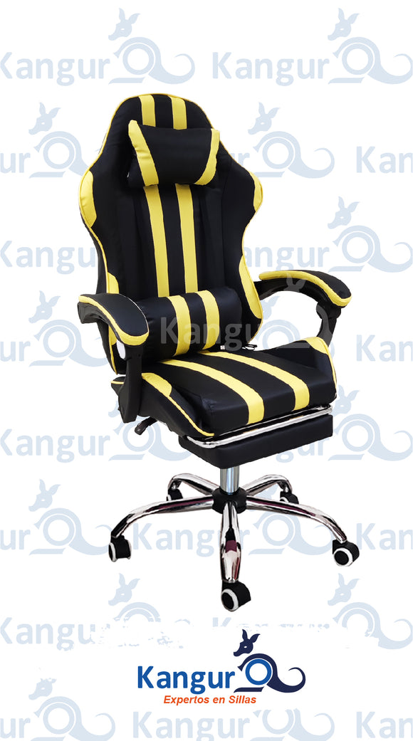 (3340) SILLA GAMER CHAHO 069 AMARILLO
