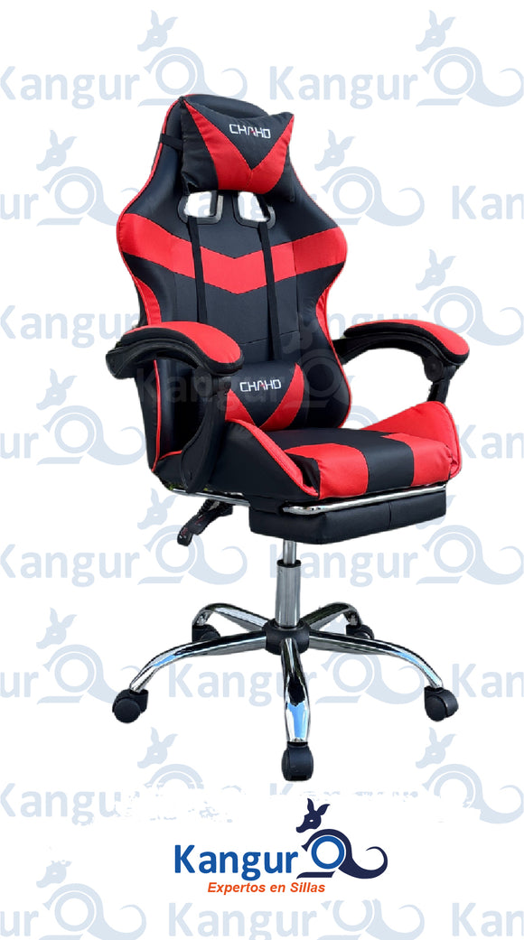 (3303) SILLA GAMER CHAHO 088 ROJO