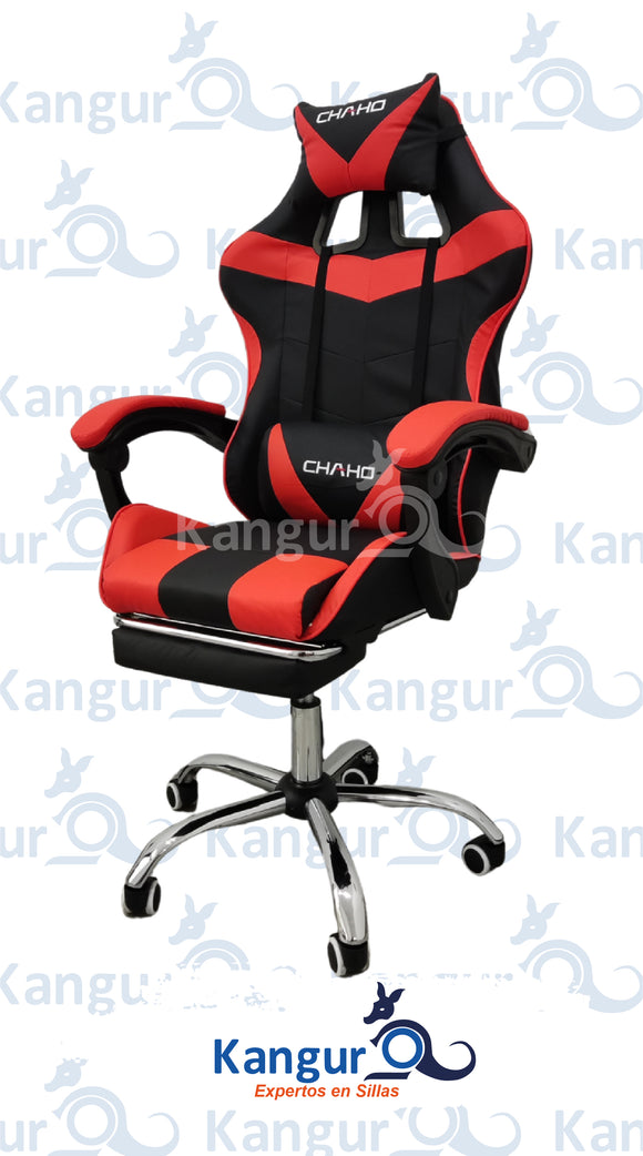 (3303) SILLA GAMER CHAHO 088 ROJO