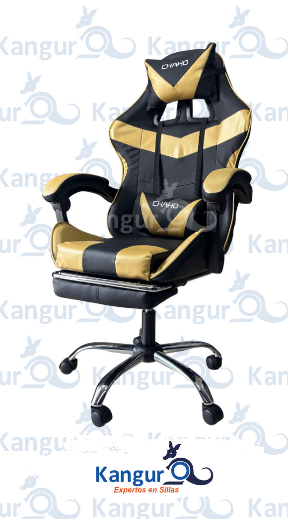 (3310) SILLA GAMER CHAHO 088 DORADO