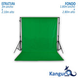 KIT PANTALLA DIGITAL VERDE + ESTRUCTURA