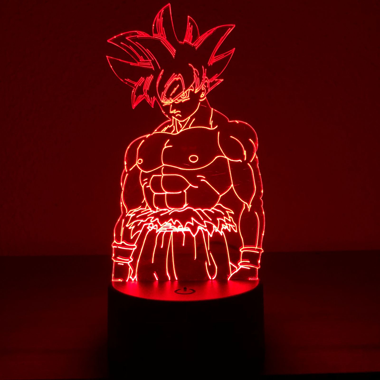 Lámpara LED Metacrilato 3D Goku Dragon Ball